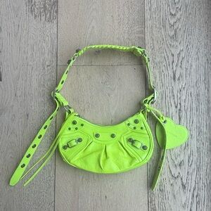 Balenciaga Neon Green Shoulder Bag